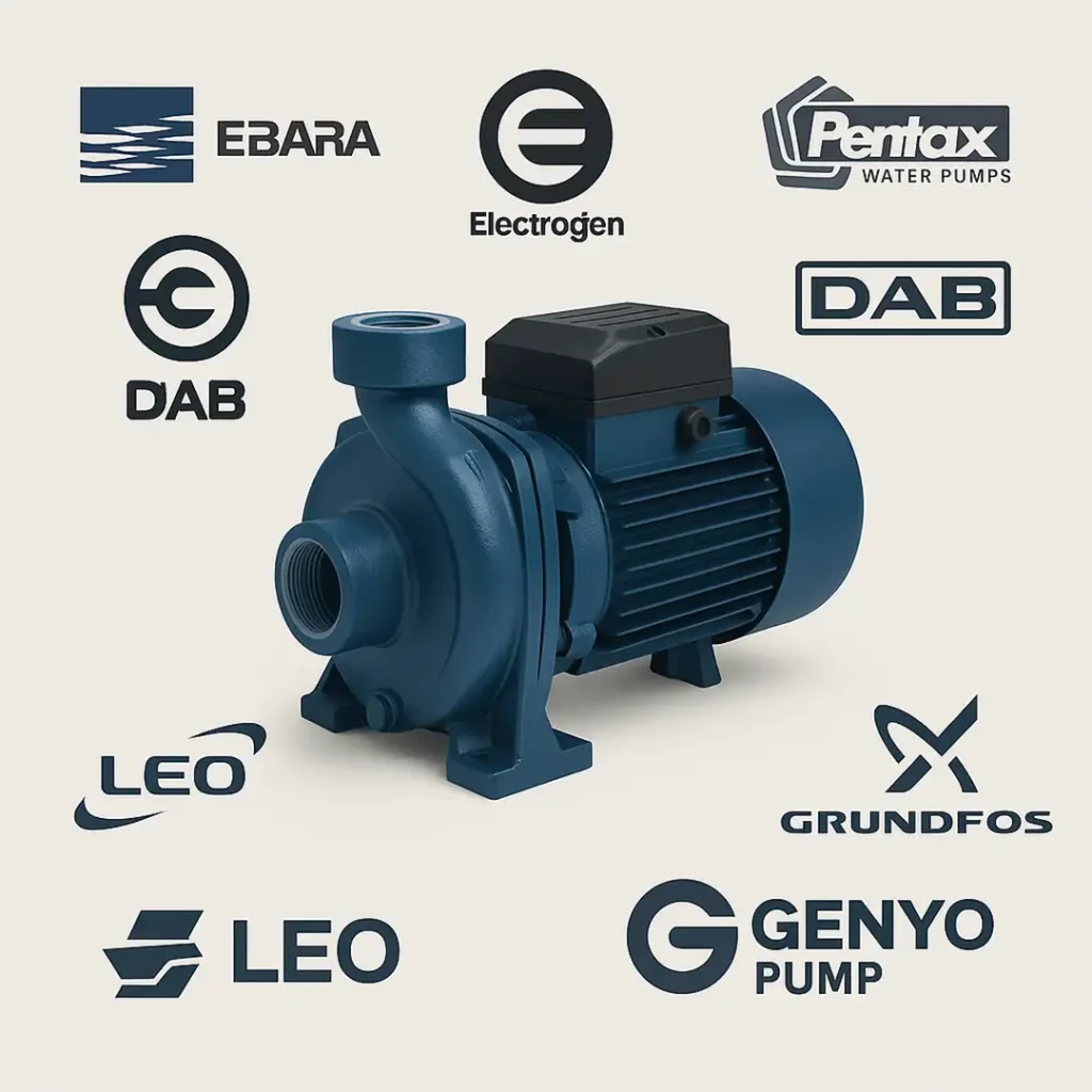 انواع پمپ آب خانگی بر اساس برند