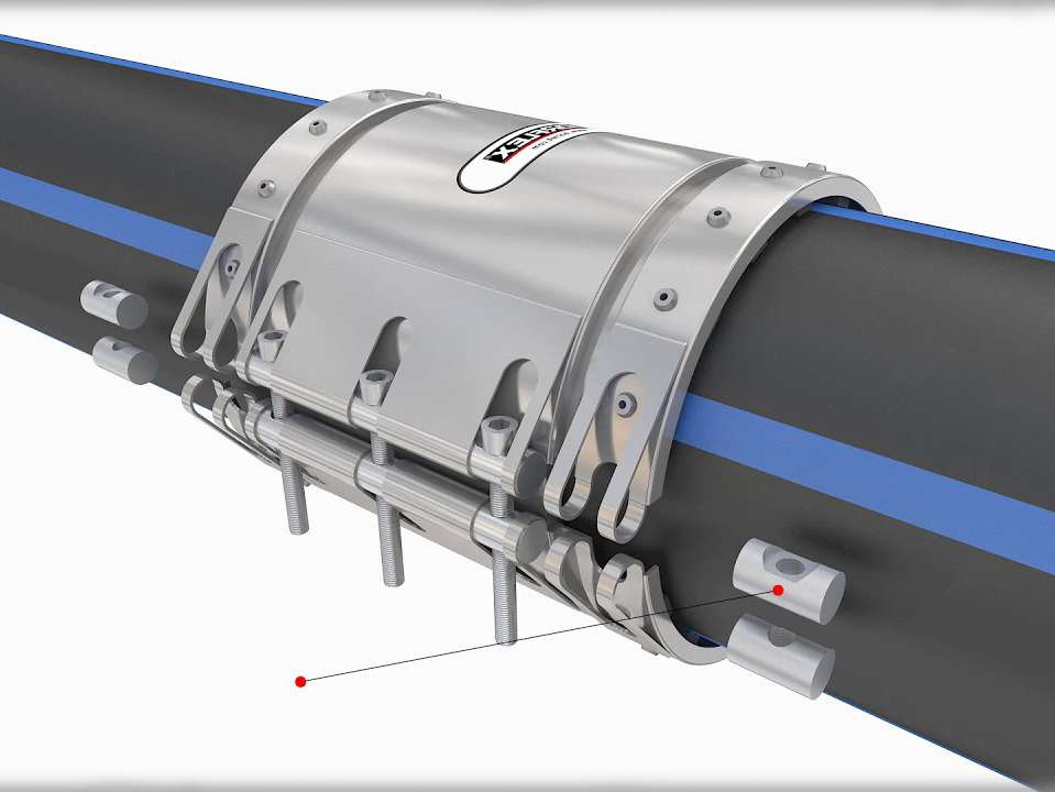 کلمپ لوله پلی اتیلن